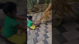 🥰 #playtime #kerala  #nostalgia #grandfather #happy #instareels #instakids #babygirl