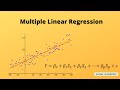 machine learning with python video 13 : multiple linear regression