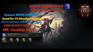 Path of Exile 2 Lightning bolt Spark Archmage Blood Mage - Insane 1M+ Tooltip DPS Planner+Guide