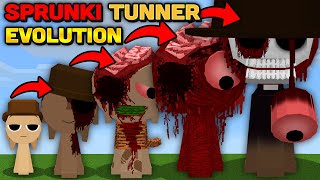 Minecraft But I Evolve SPRUNKI TUNNER PHASE 0-10