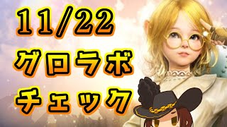 【黒い砂漠】偉大なるグロラボチェック　Twitchと同時配信　【雑談】