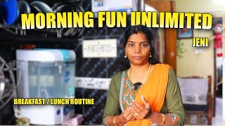 வித விதமா வித்தியாசமா  விறுவிறுப்பா காலை வேலை/  லஞ்ச் ரெடி   // WINTER MORNING SPL  | Jeni