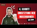 Der vierte Schritt zum BGM! Die Umsetzung der Maßnahmen des Betrieblichen Gesundheitsmanagements BGM