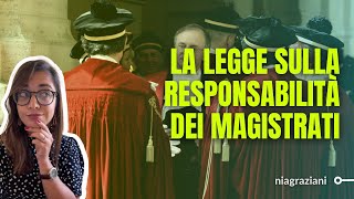 Responsabilità dei magistrati: esiste?