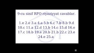 2024-2025-RFO-Biologiya və riyaziyyat cavabları.