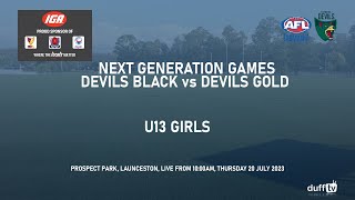 Devils U13 Girls Black vs Gold | Next Generation Games 2023