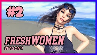 FreshWomen Season 1: Ep. 2 - We Have a Mystery Here! 🔥🔞 Gameplay Walkthrough | Visual Novel 3D