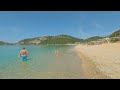 agios georgios beach corfu greece 4k walking tour