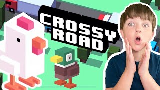 Why did the chicken cross the road? | CROSSY ROAD gameplay with Ima