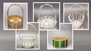 🌹5 original ways to make baskets with your own hands. None of them are like the other.