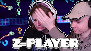 Your 2-PLAYER CHALLENGES were INSANE (Geometry Dash)