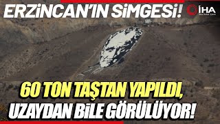 600 Ton Taşla Yapılan ve Uzaydan Görülebilen Atatürk Portresi Yenilendi