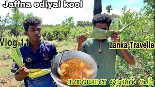 Srilanka  Jaffna  odiyal kool யாழ்ப்பாண ஒடியல் கூழ்  vlog-11 Lanka Traveller