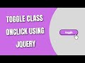 jQuery Toggle Class OnClick [HowToCodeSchool.com]