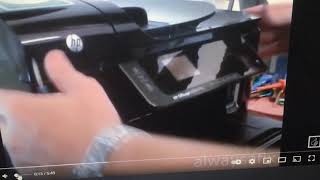 hp 6500a printer: false paper jam ink carriage stuck at right position. These 2 vids were solution.