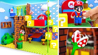 MUDAH! Cara Membuat Miniatur Rumah Bertema Mario || DIY SERU 🍄🏰