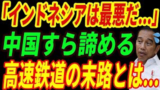 【海外の反応】インドネシアの悲劇！高速鉄道で日本を裏切って後悔ｗ中国高速鉄道KCICの社長が「黒字は困難だ」と発言した衝撃の理由とは・・・