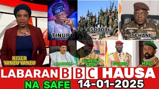 #BBC HAUSA LABARAN YAU NA SAFE 14-01-2025 labaran niger na juyin mulki #bbchausa #labaran duniya