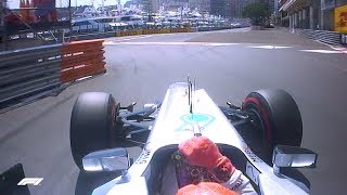Michael Schumacher Takes Final "Pole Position" | 2012 Monaco Grand Prix