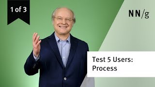Usability Testing w. 5 Users: Design Process (video 1 of 3)