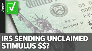 Yes, the IRS is sending out unclaimed stimulus payments