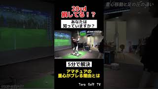 【飛ばない人必見】右足を〇〇すると重心がブレずに打てる！たった5分で20Yアイアンが伸びた！【凄すぎ】