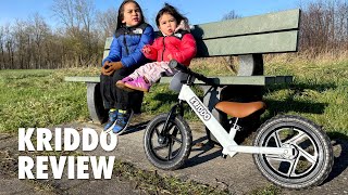 KRIDDO Balance Bike - Unboxing, Review and Ride