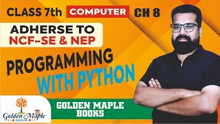 Log in Computer | CH-8 | Programming with Python | Class-7 | Golden Maple Books