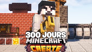 J'ai Survécu 300 JOURS en tant qu'Ingénieur sur Create Minecraft Hardcore !