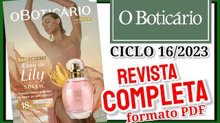 Revista o Boticário CICLO 16/2023 COMPLETA formato em PDF (Sem Enrolação)