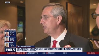 Raffensperger blasts critics, declares victory in reelection bid