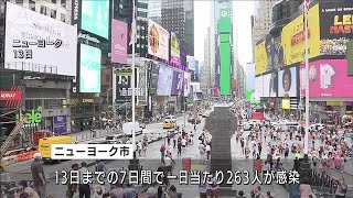 米NY　ワクチン未接種者にインド型変異ウイルス拡大(2021年7月14日)