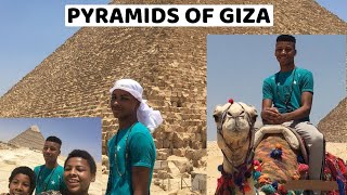 Visiting The PYRAMIDS OF GIZA In EGYPT