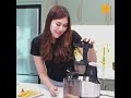 buat jus dengan echome slow juicer