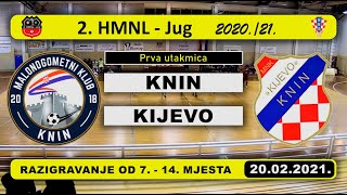 2. HMNL Jug, od 7.-14.: KNIN - KIJEVO  2-4, 20.02.2021.