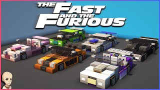 ★Minecraft: 6 Fast and the Furious Vehicle Builds Tutorial.★
