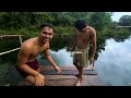 mancing di sungai gagal langsung mandi@reviewandre