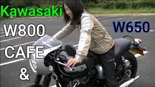 【バイク女子】W800カフェ納車＆慣らしにW650でついて行ったよ