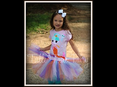 How to sew tulle to a t-shirt - tutu dress from a shirt How to sew tulle to a t-shirt - tutu dress from a shirt