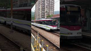 港鐵 MTR 輕鐵第五期列車 CRRC Nanjing Puzhen Phase V LRV (1140+1146) 往屯門碼頭列車駛進杯度站二號月台