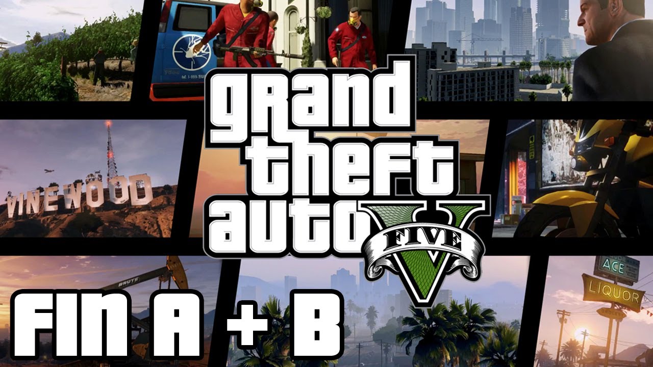 Grand Theft Auto V - Endings A & B [FR][HD] - YouTube