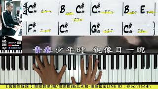 彈\u0026伴【舊情也綿綿】附譜/簡譜教學/JAZZ速成/流行爵士鋼琴/伴奏/沈文程張瀛仁