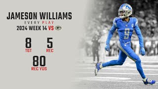 Jameson Williams Week 14 Replay: Every Target and Catch vs Green Bay Packers