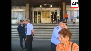 YUGOSLAVIA: PENSIONERS STAGE PROTEST MARCH