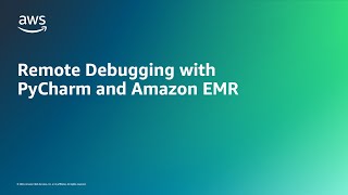 Remote Debugging with PyCharm and EMR