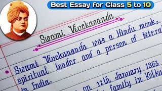 Essay Writing on Swami Vivekanand | Short Biography of Swami Vivekananda in English
