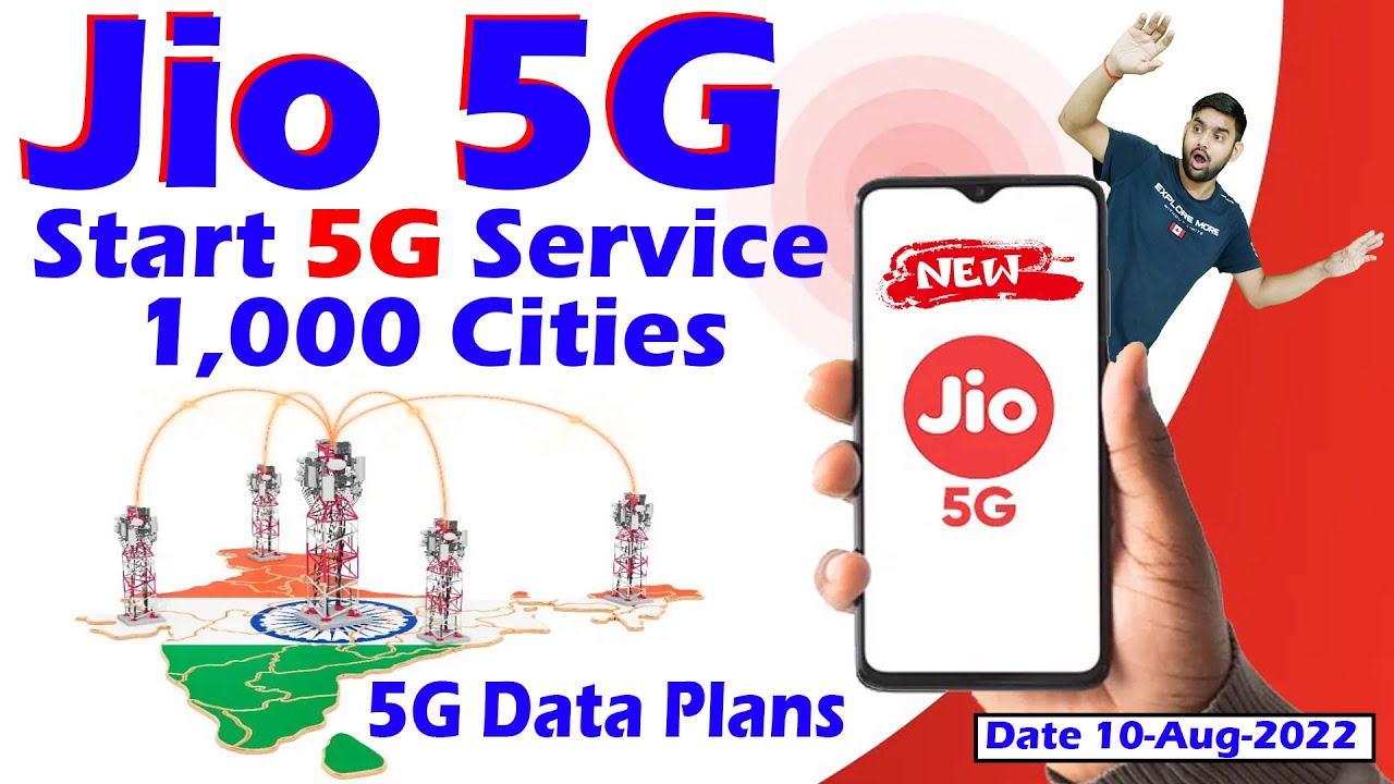 Jio 5G Launch 1,000 Cities 5G Service | Jio 5G Data Plan | Jio 5G Per ...