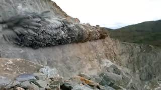 Huge rock blasting-compilation