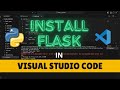 How to install flask in Visual Studio Code #flask #installation