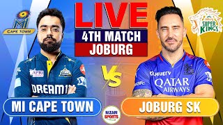 🔥SA20 Live: Joburg vs Cape Town | 4th Match | Live Cricket Score \u0026 Commentary